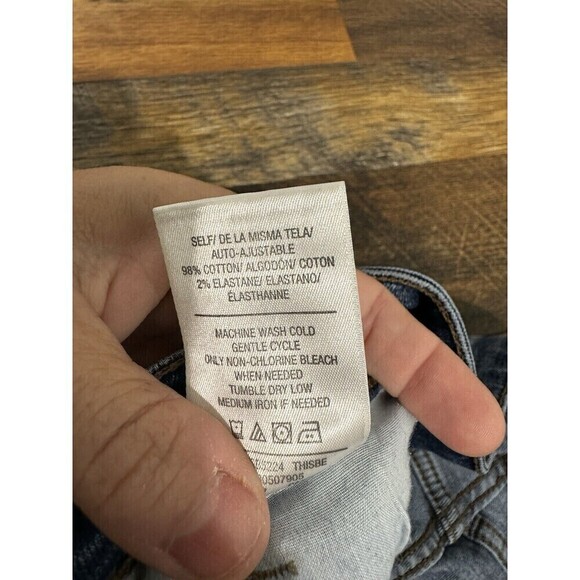 Joe's Jeans Womens Size 27 Blue Denim Stretch Mid Rise Flat Front Straight Leg - Picture 4 of 8